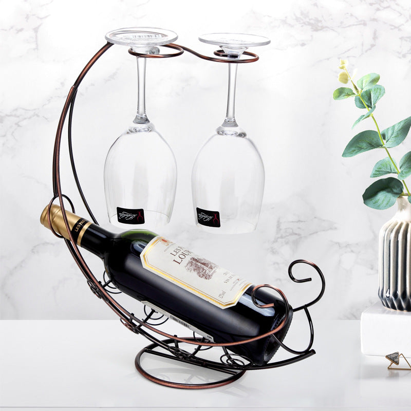 Red Wine Rack Ornament – 2025 Drop Shipping