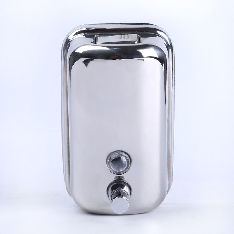 Siyi Stainless Steel Manual Wall-Mounted Soap Dispenser – Hotel, School & Home Hand Wash Dispenser