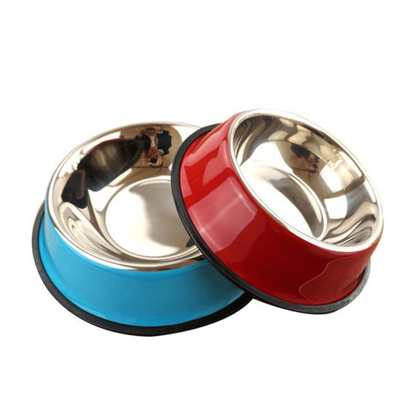 Assemblable Stainless Steel Pet Bowl – Non-Slip Large Dog & Cat Food Bowl Nepal