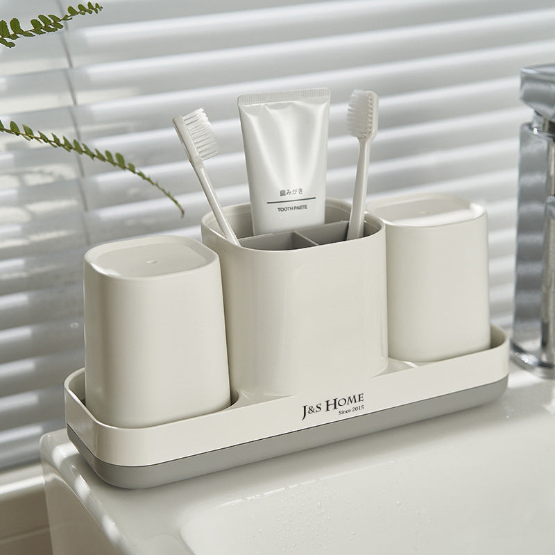 Punch-Free Desktop Toothbrush Storage Box