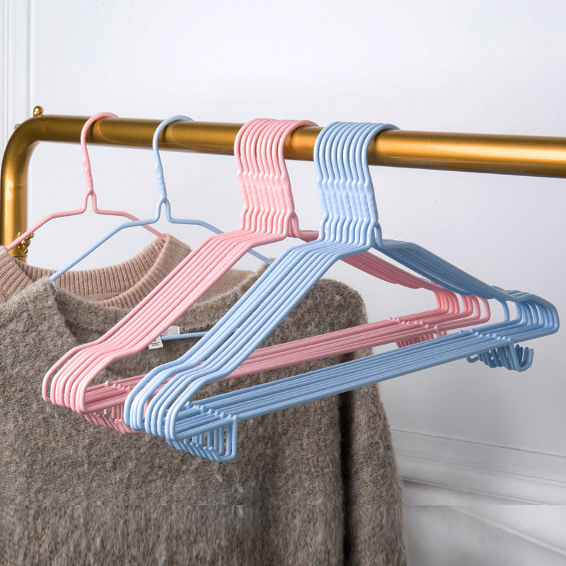 Seamless Plastic Hangers for Kids & Adults (Pack of 10)