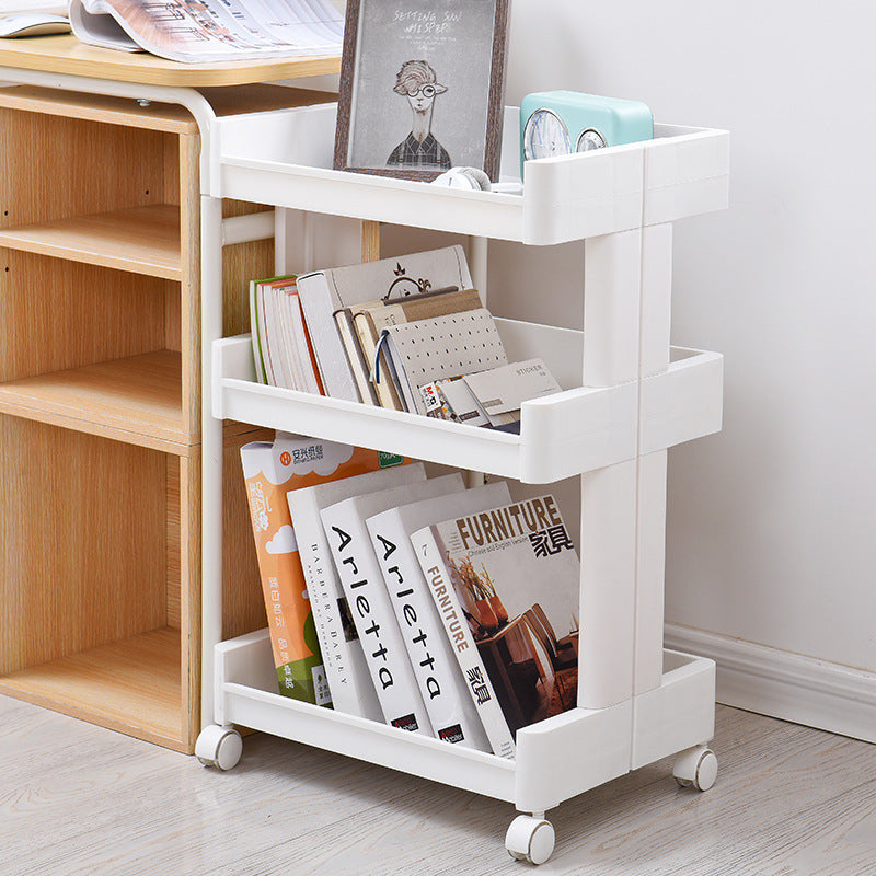 Bathroom Floor Storage Rack – With Wheels