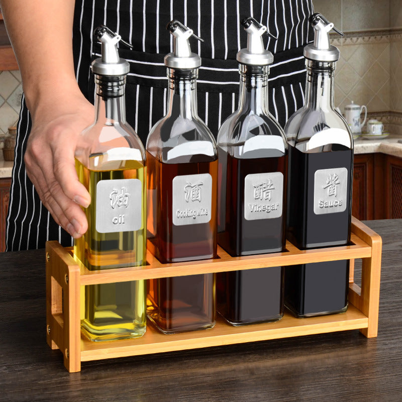 500ml Glass Oil & Seasoning Bottle – Kitchen Household Use