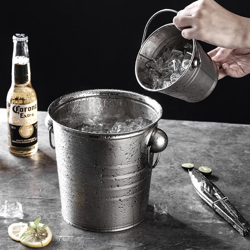 Stainless Steel Tiger Head Ice Bucket – Commercial Bar-Grade Chiller