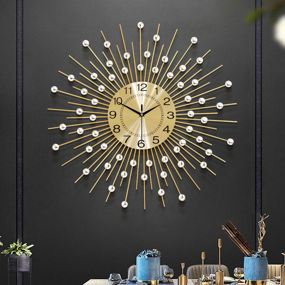 European Iron Wall Clock – Creative Modern Quartz Watch