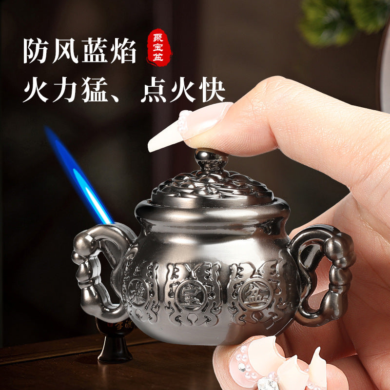 Rotating Chinese-Style Windproof Metal Lighter 2026