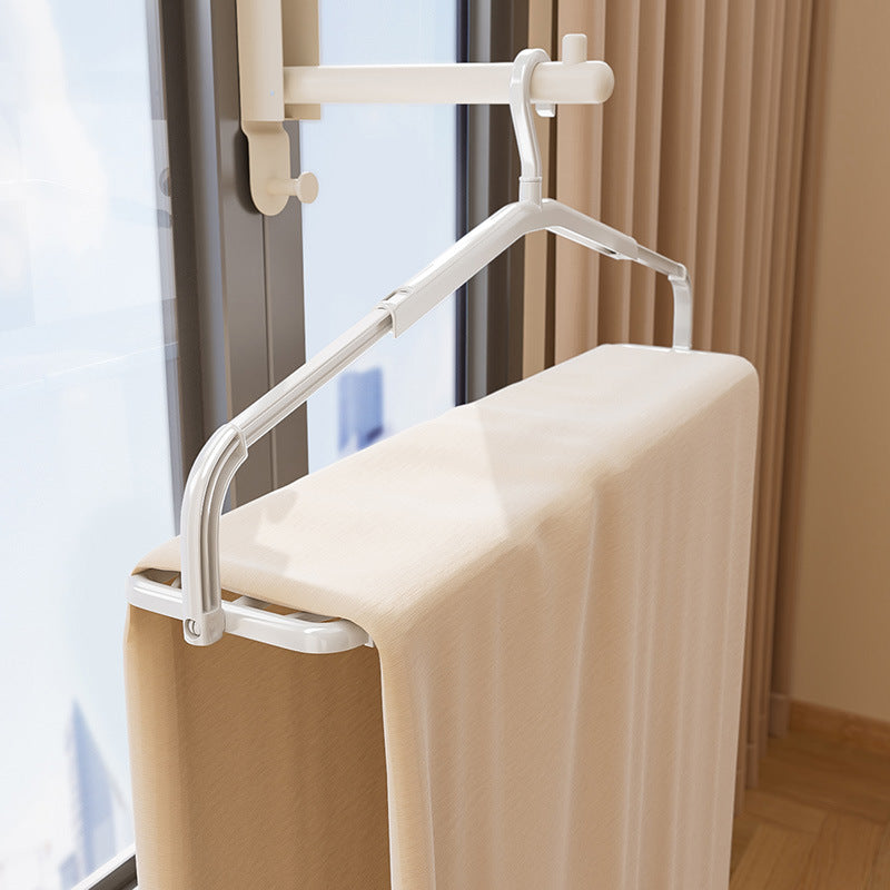 Telescopic Clothes Hanger Drying Rack Bed Sheet Quilt Towel