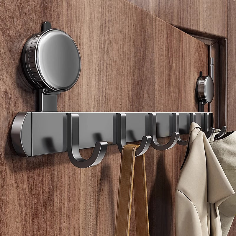 Suction Cup Door Hook Strong Adhesive Punch Free Bathroom Rack