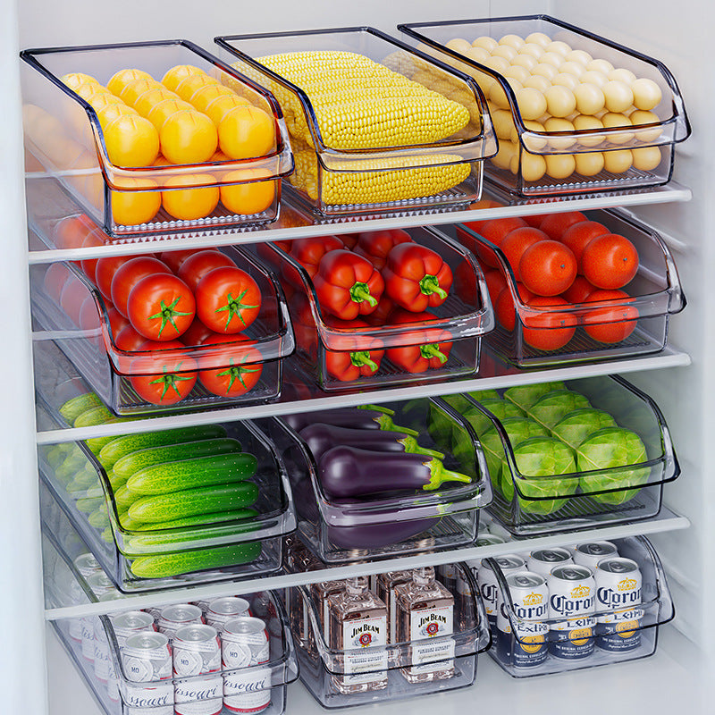 Refrigerator Storage Box Drawer Type Fresh Keeping Food Grade