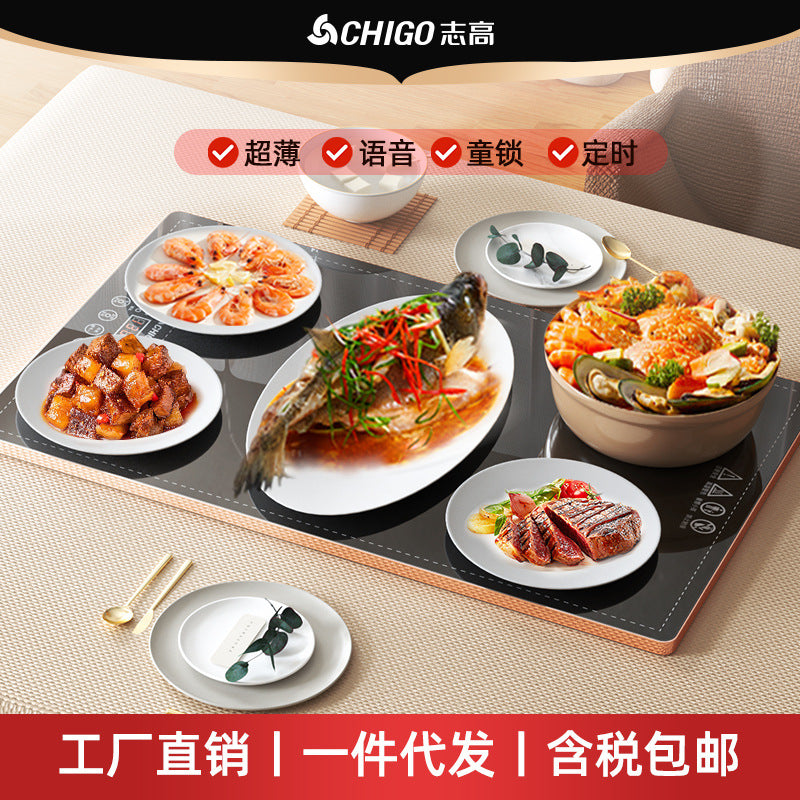 Chigo Square Warm Chopping Board Heating Food Insulation Mat