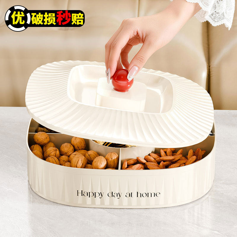 Chinese New Year Dried Fruit Plate Candy Box Coffee Table
