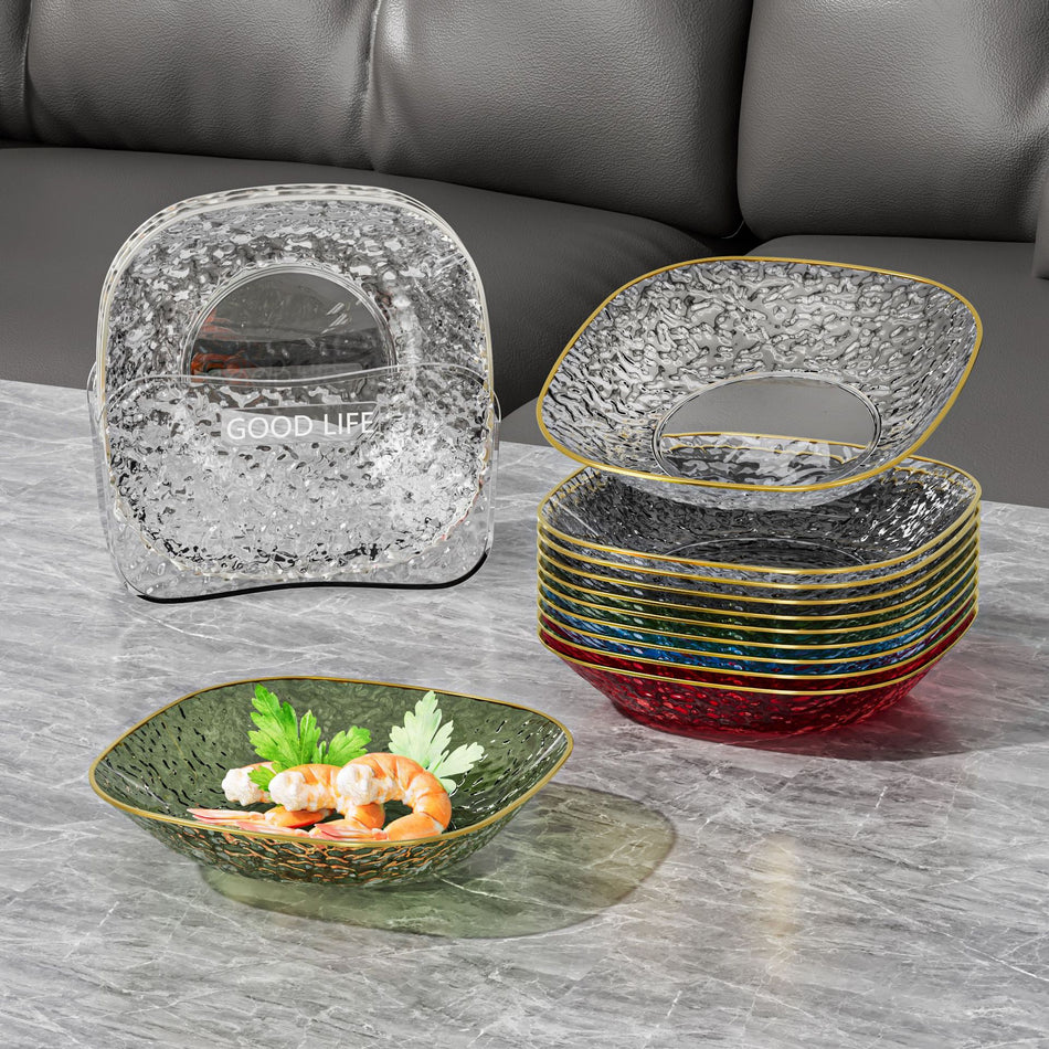 Bone Spitting Dish Snack Plate Fruit Plate Dining Table Tray