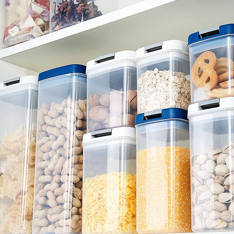 Divided Sealed Food Storage Jar Nut Grain Kitchen Storage Box