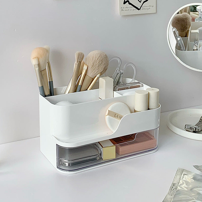 Desktop Drawer Storage Box Office Dorm Cosmetics Organizer Rack