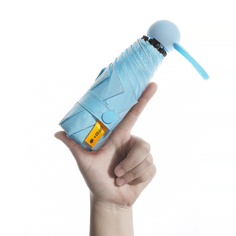Sun Umbrella Capsule Dual Use UV Protection Gift Womens Sets