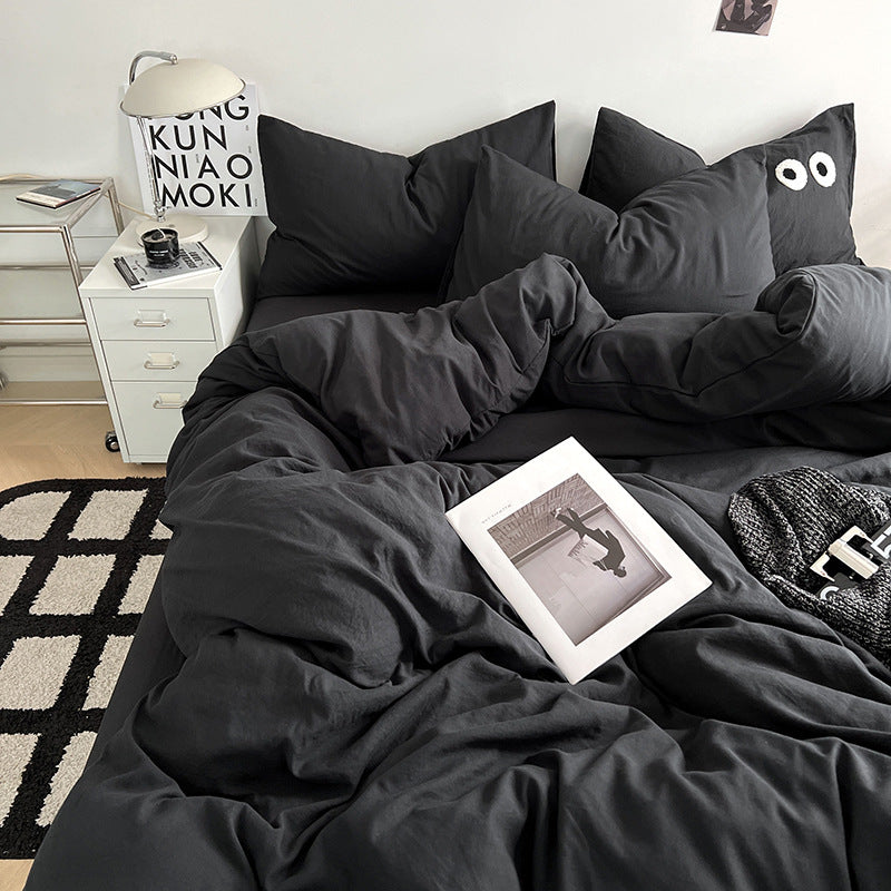 Super Soft Skin-Friendly Sanding Cotton Bedding Set