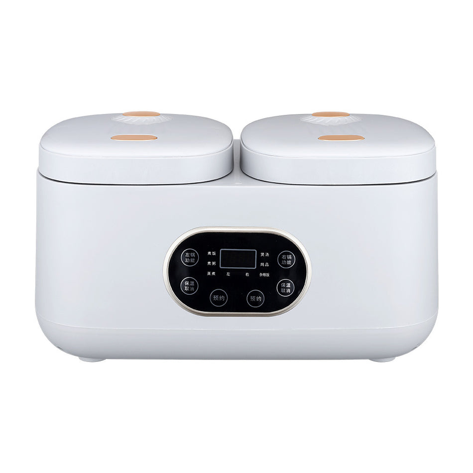 Professional Dual-Pot 4L "Smart-Sync" Dual-Control Rice Cooker