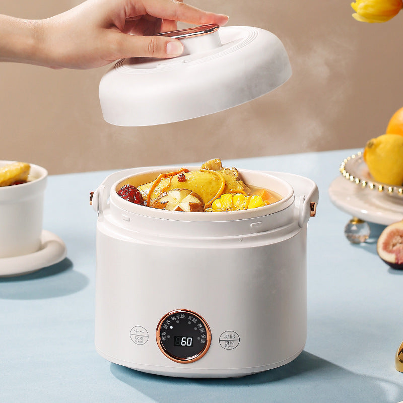 Smart Electric "Water-Proof" Ceramic Stew Pot (BB & Bird's Nest Edition)