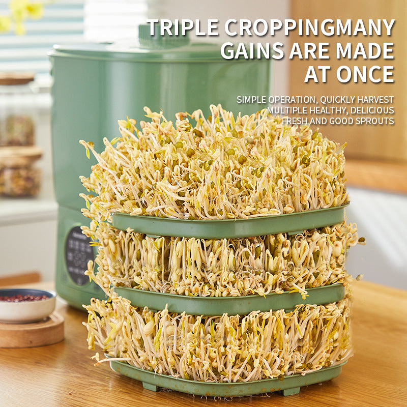 2026 Intelligent "Large-Capacity" Bean Sprout Artifact (Household Bucket)