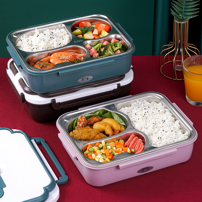 2026 Water-Free "Direct Heat" Electric Lunch Box (304 Stainless Steel)