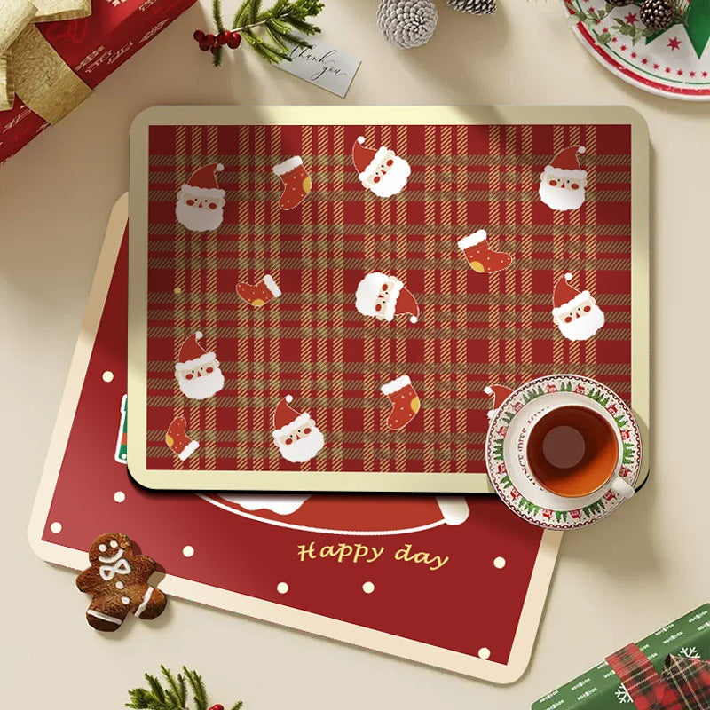 Festive Cross-Border Diatom Mud Kitchen & Coffee Mat