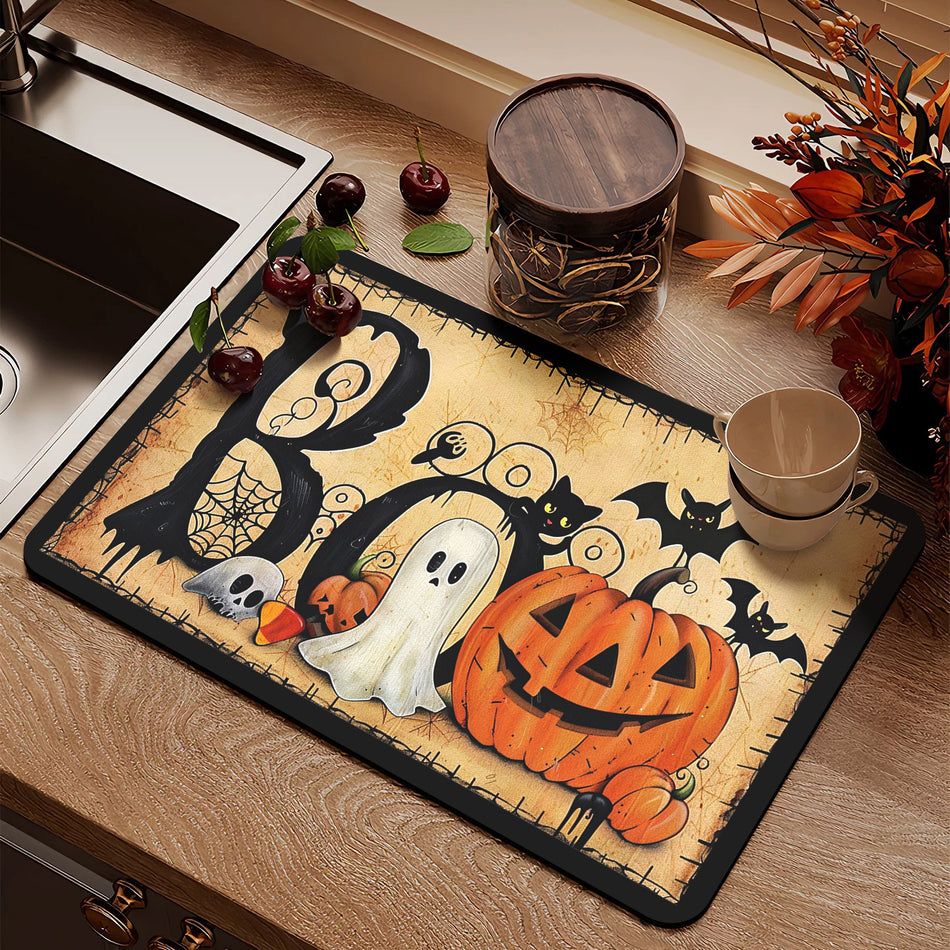 Festive Cross-Border: American Halloween Diatom Mud Mat