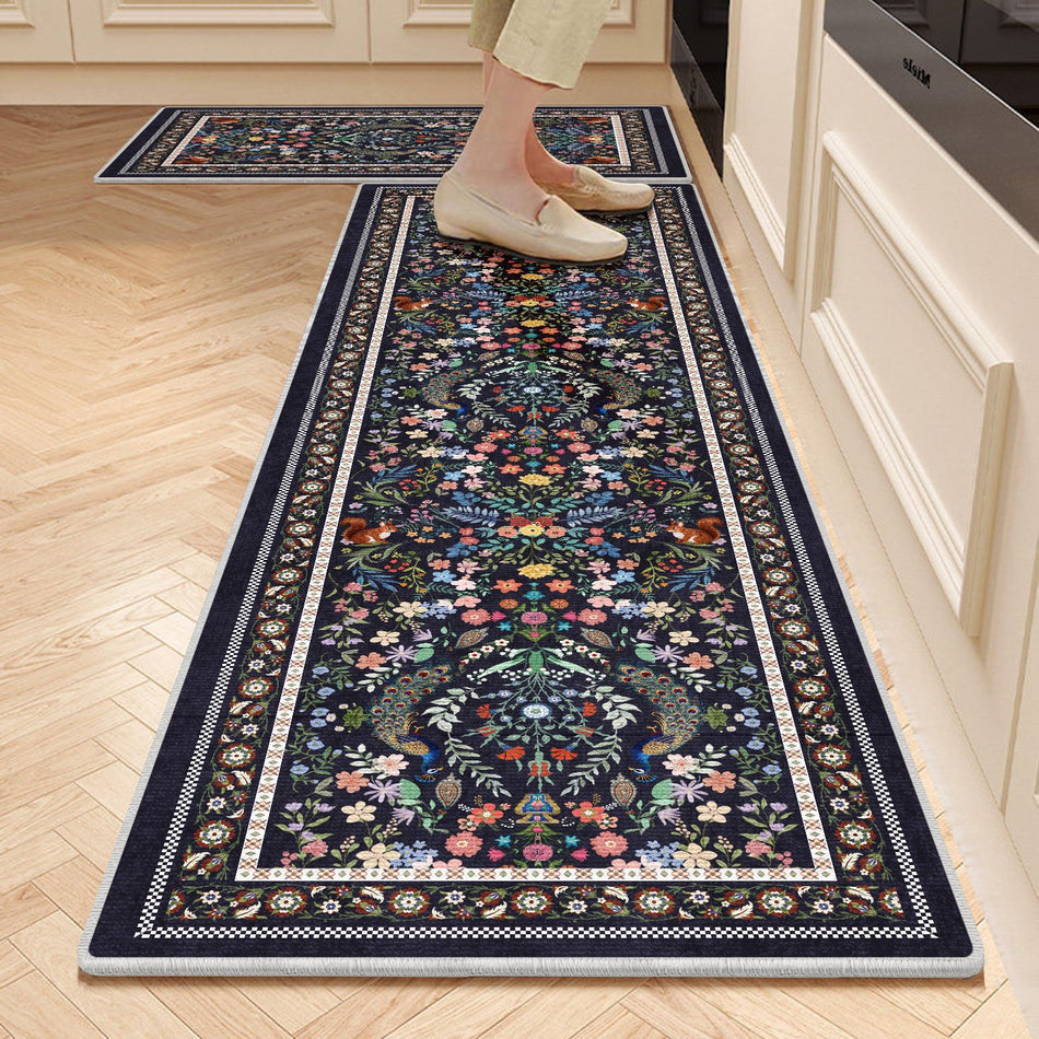 American Retro Fine Cashmere: Ethnic Style Kitchen & Workstation Mat