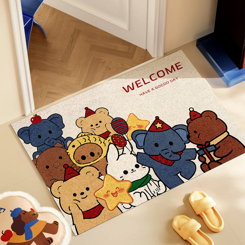 Cute Bear "Senior" Grade Entrance Mat