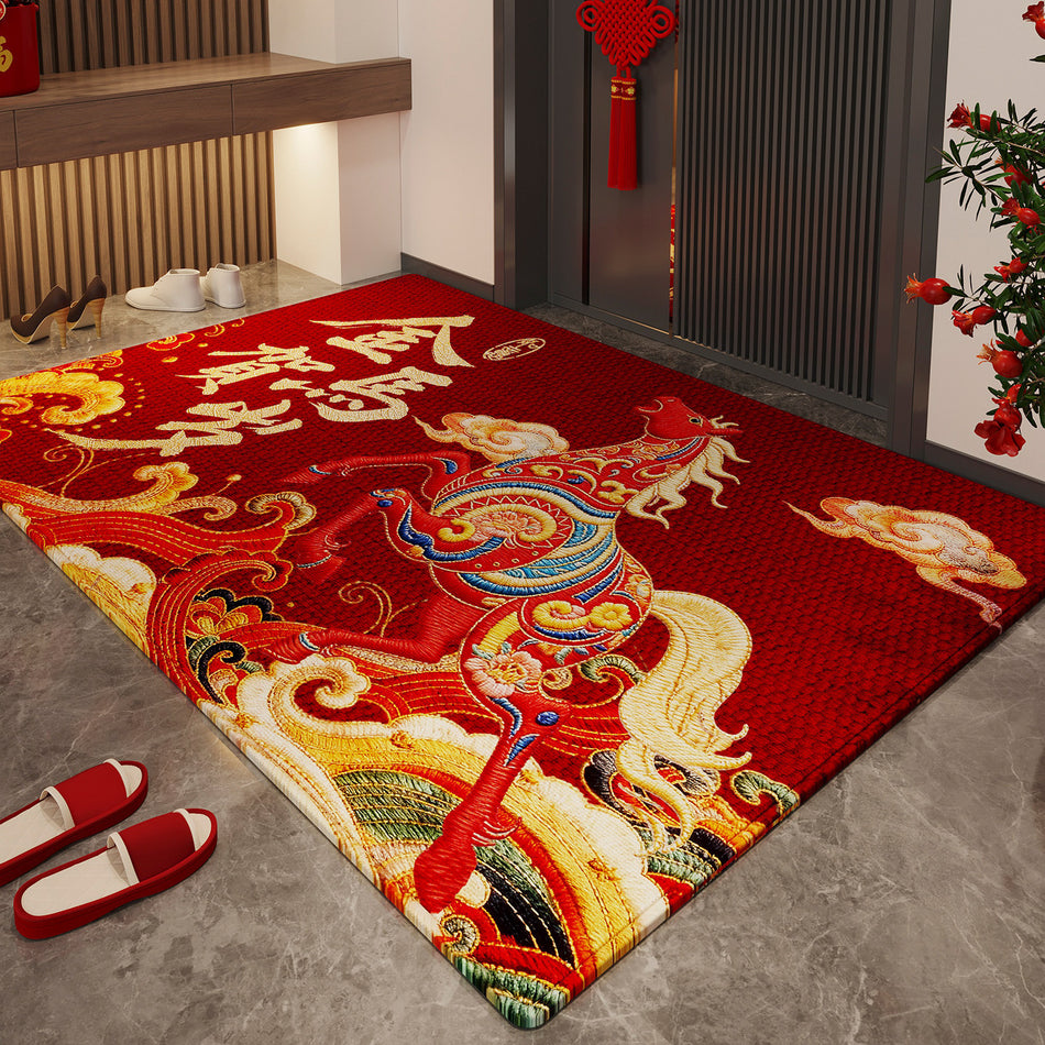 Year of the Horse: "Prosperity Arrival" New Year Entrance Mat