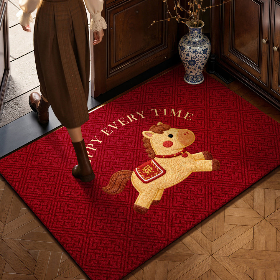 "Grand Success" Loop Velvet New Year Mat
