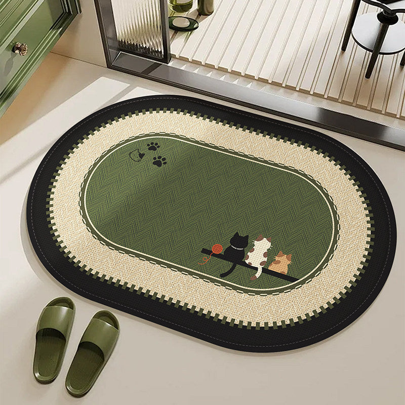 "Kawaii-Luxury" Japanese Style Oval Cat Mat