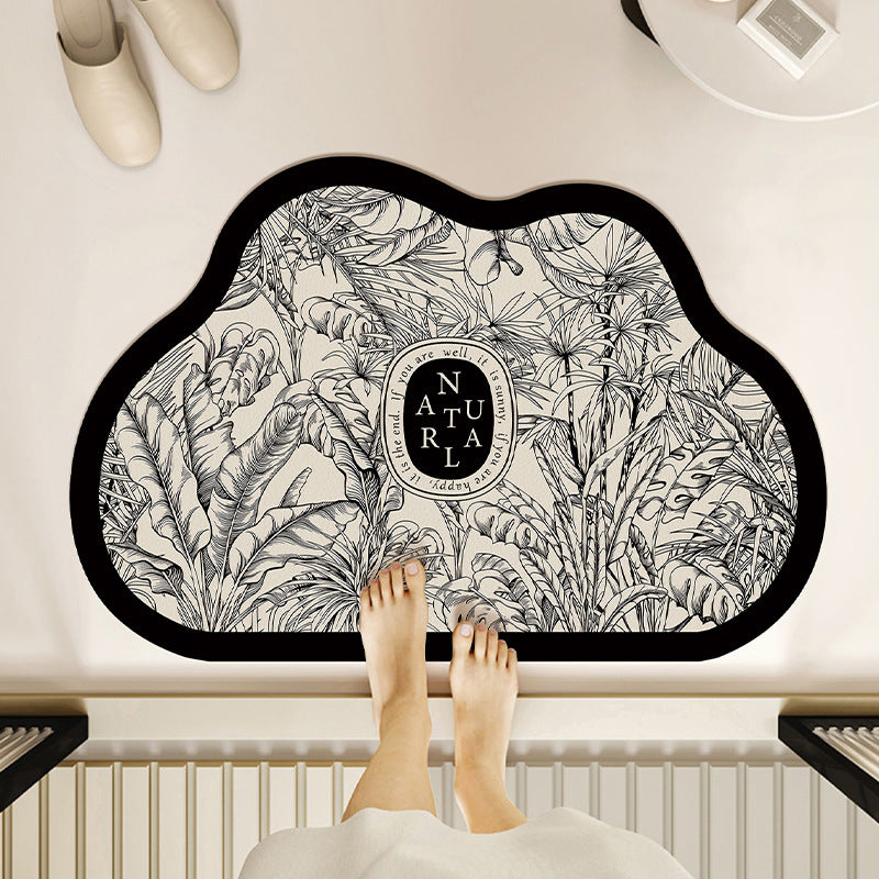 "Heavenly Cloud" Special-Shaped Diatom Mud Mat