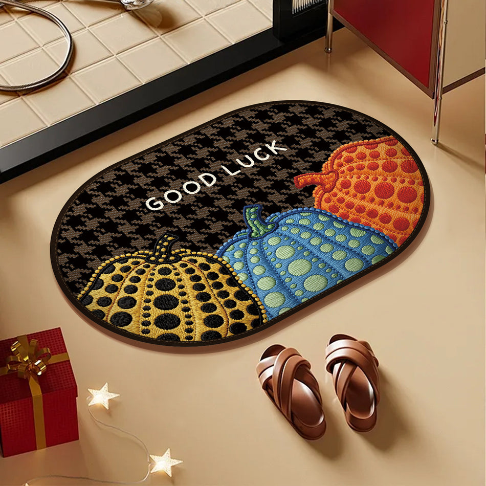 "Harvest Luxury" Series: American Pumpkin Imitation Linen Mat