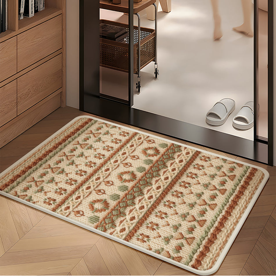 "Zen-Luxury" Series: New Chinese Style Soft Diatomite Mat