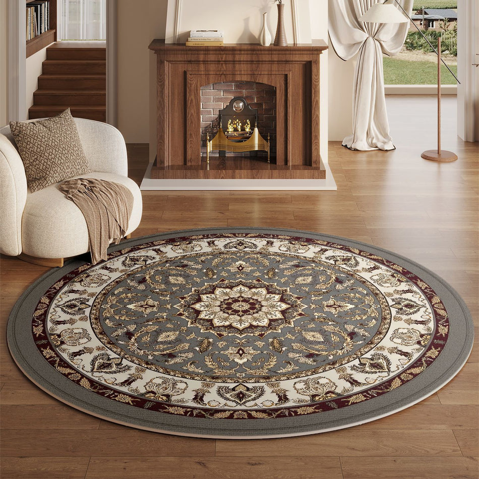 "Silk Road" Elite: Retro Ethnic Persian Round Mat