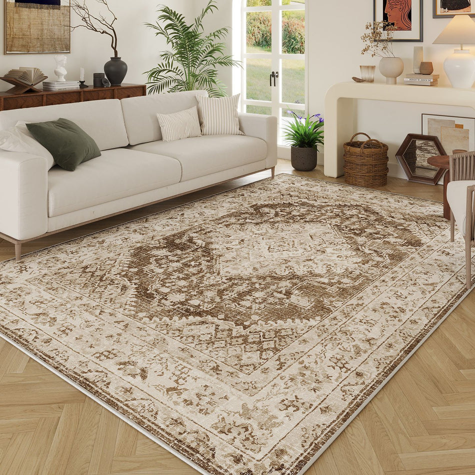 "Silk Road Legacy" Elite: Fine Cashmere Persian Retro Carpet
