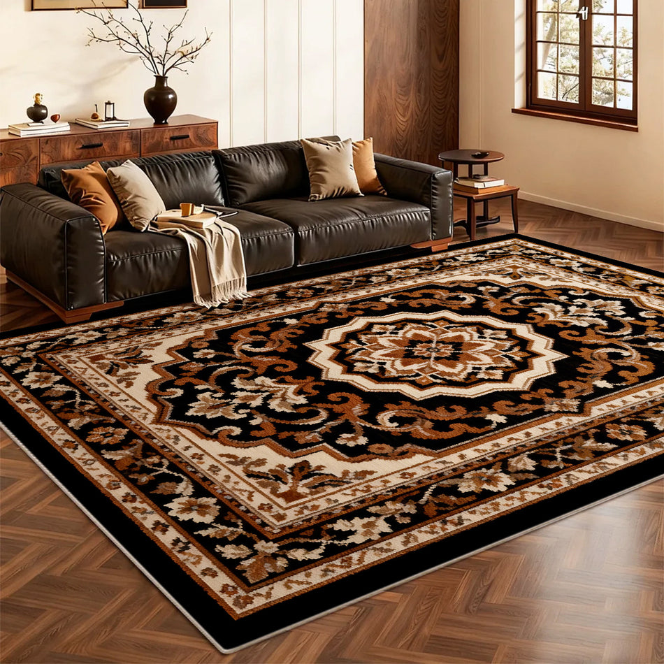 "Mid-Ancient Lux" Series: Fine Cashmere Area Rug