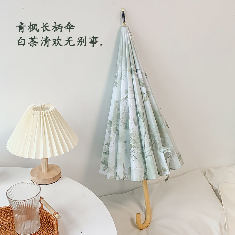 Vintage "Han-Chic" Long Handle: High-End Chinese Aesthetics Shield