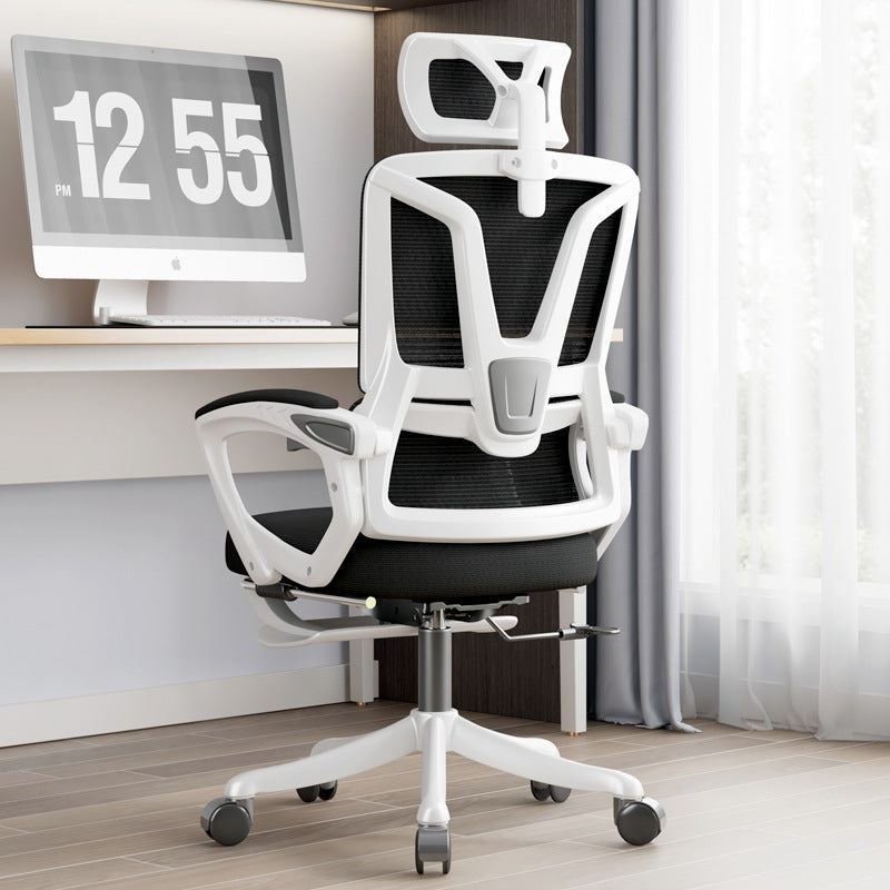 The Dual-Wing Scholar – Double-Back Ergonomic Reclining Swivel Chair
