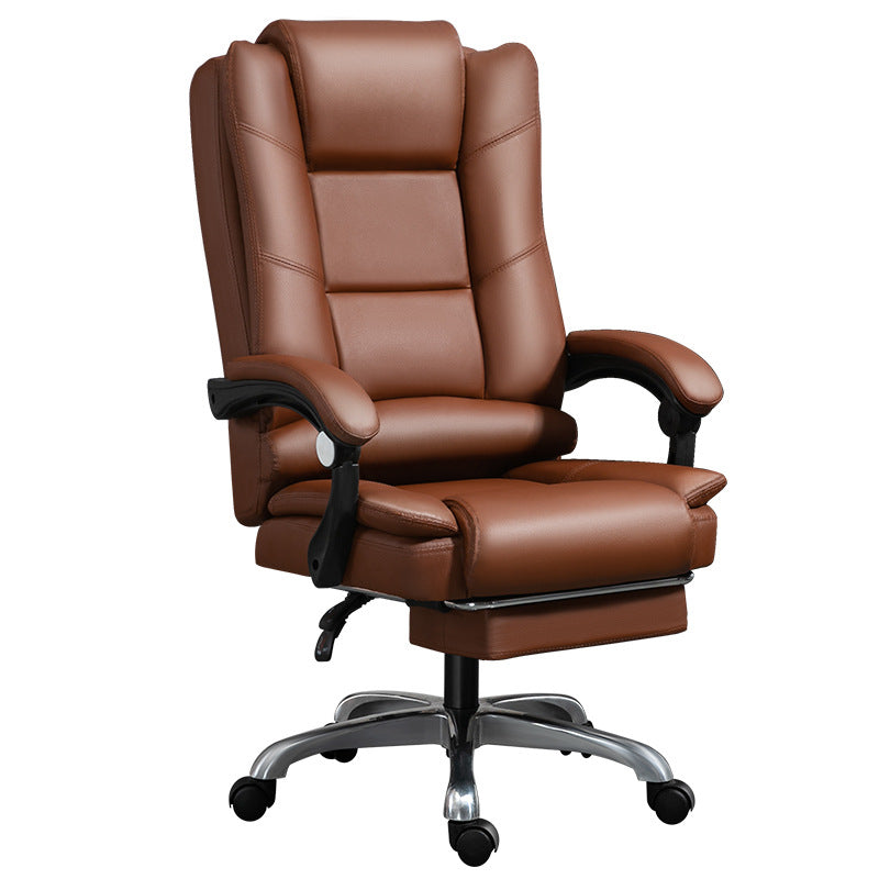 The Monarch-Grip – Top-Grain Cowhide "Zero-Fatigue" Executive Boss Chair