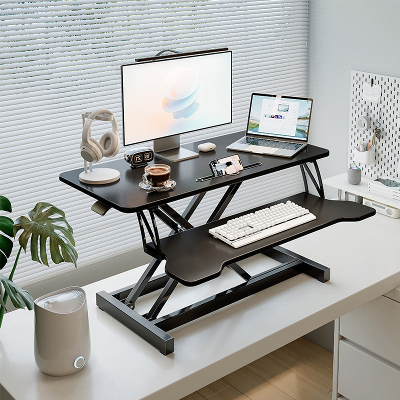 The Rise-Tech – Heavy-Duty Elevated "Sit-Stand" Desktop Converter & Folding Workbench