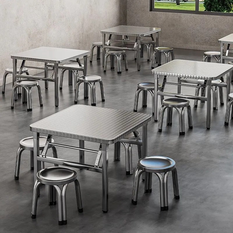 The Titan-S – 304 Stainless Steel "Indestructible" Foldable Square Table