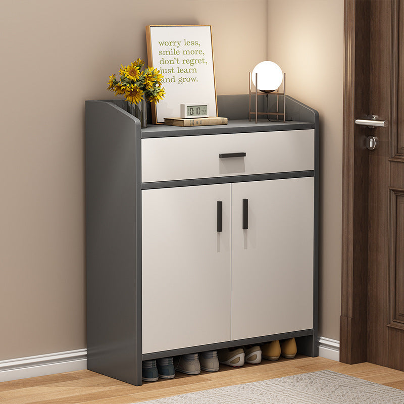 Space-Saving Entryway Shoe Cabinet with Large Storage