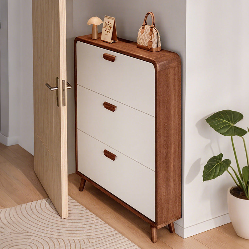 Ultra-Narrow Entryway Flip Shoe Cabinet Storage Rack