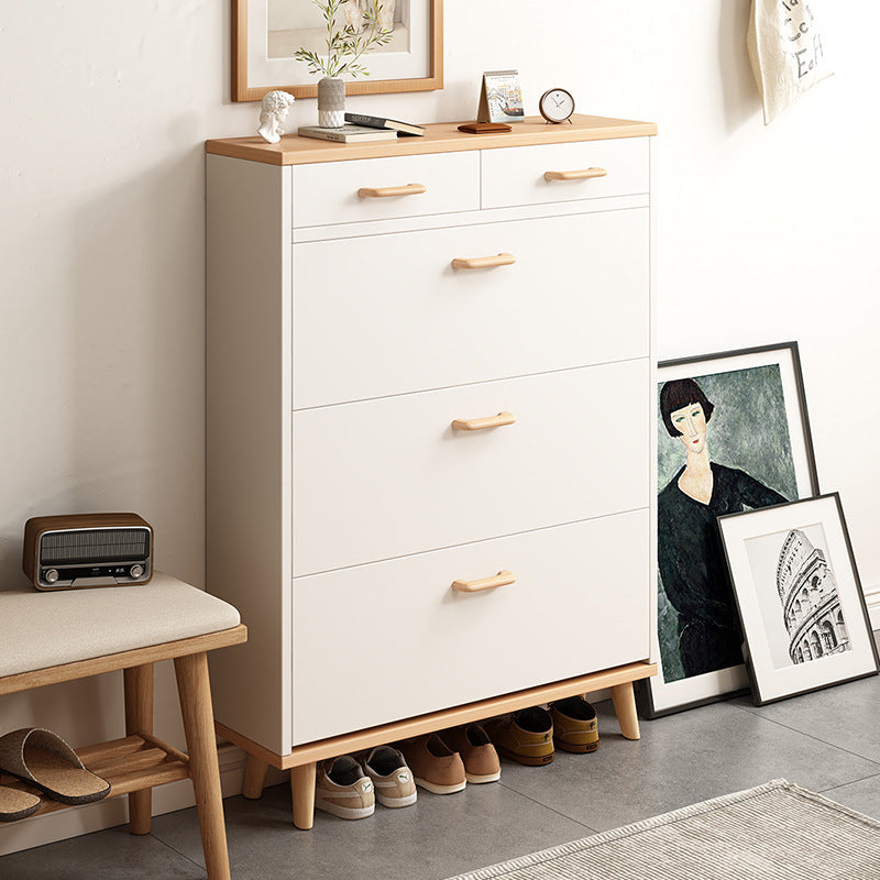 Ultra-Thin Narrow Entryway Shoe Cabinet Storage Rack