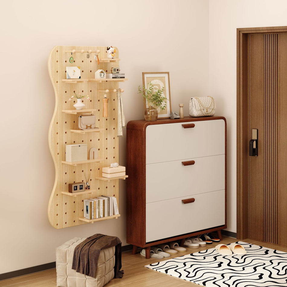 Ultra-Thin Narrow Entryway Shoe Cabinet Storage Rack