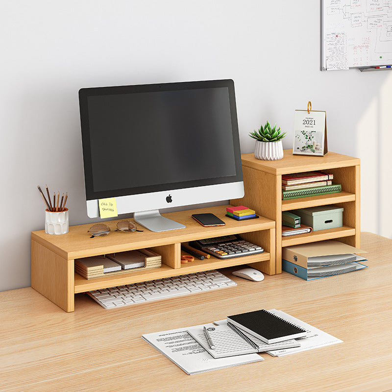 Elevated Monitor Stand Desktop Storage Rack