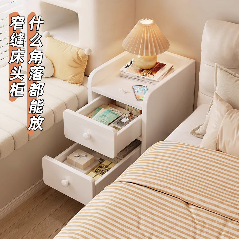 Ultra Narrow Modern Bedside Storage Gap Cabinet
