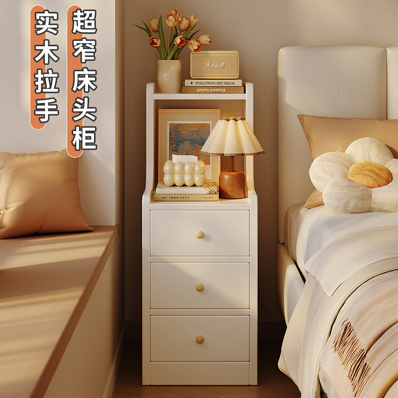 Ultra Narrow Mini Bedside Storage Cabinet