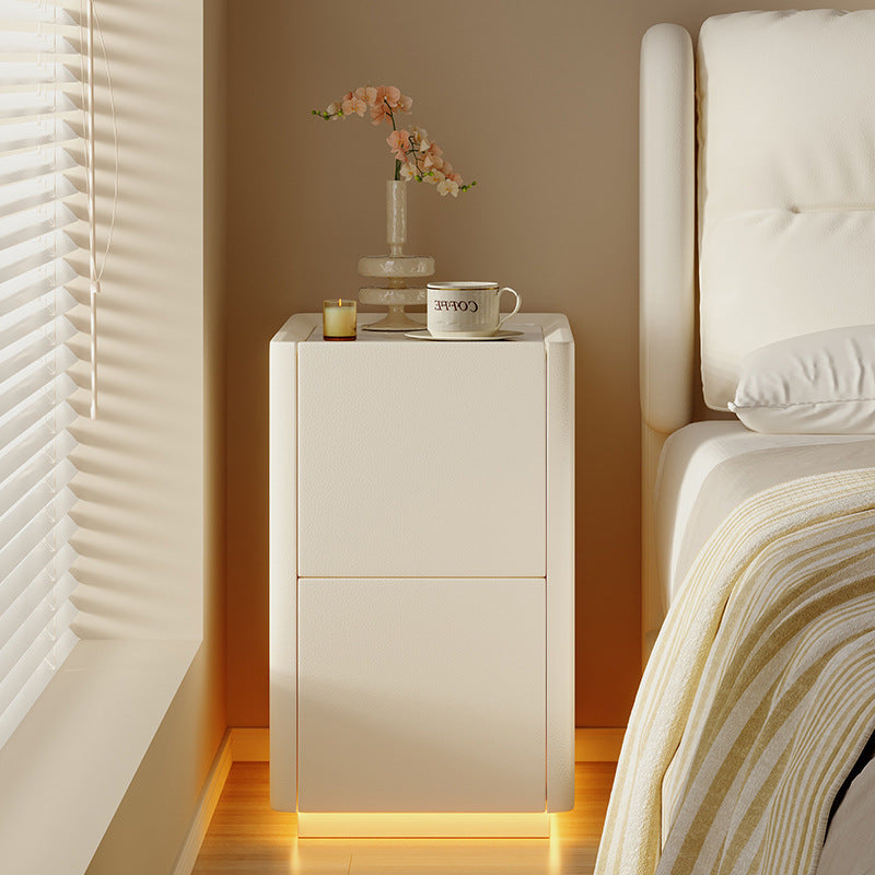 Ultra Narrow Solid Wood Bedside Cabinet